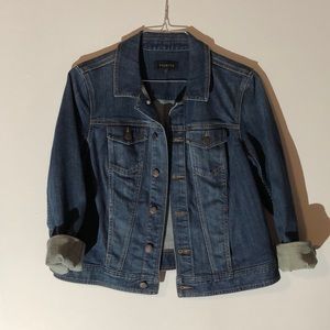 Medium dark wash jean jacket